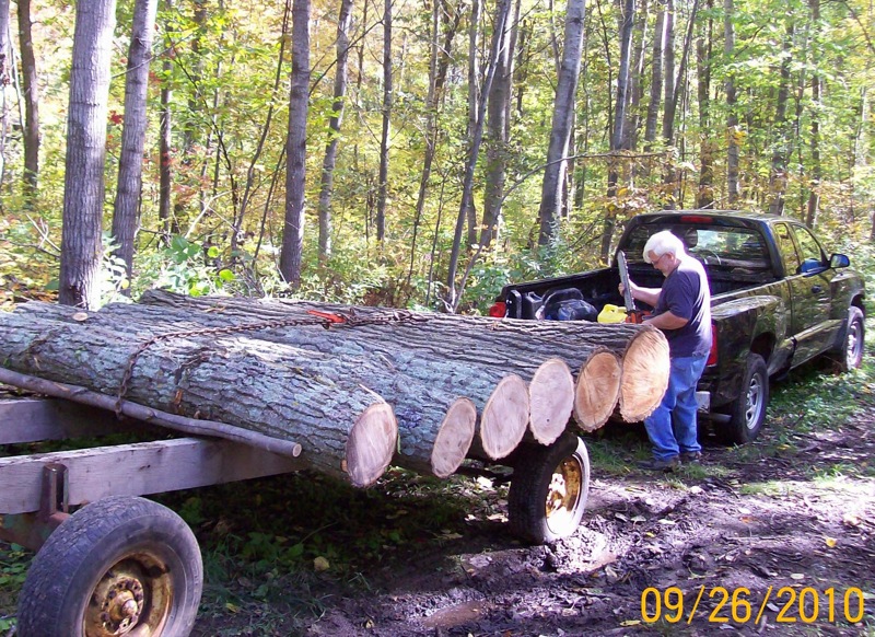 Gathering Lumber.